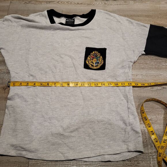 Harry Potter Off Shoulder Long Sleeve Tee Shirt Hogwarts Wizardry Womens Large - Picture 8 of 9